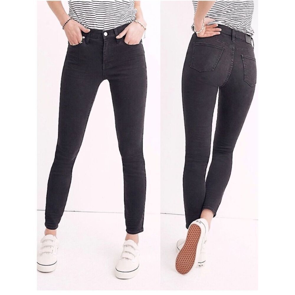 Madewell Skinny High-Rise Black Jeans